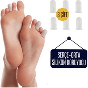 Resim MKR Turk 6 ADET Serçe Parmak İçin Silikon Koruyucu 