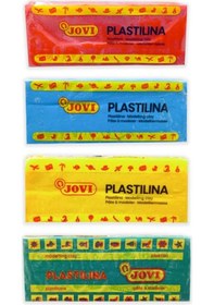 Resim Jovi Plastilina Oyun Hamuru 4 Renk 150 Gr Art71 Çok Renkli 