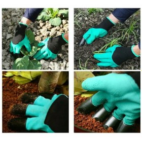 Resim AyrStore Garden Genie Gloves Toprak Kazma Bahçe Eldiveni 