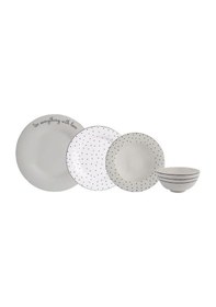 Resim Porland Hope 24 Parça 6 Kişilik Yemek Takımı Set2 Beyaz 