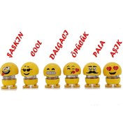 Resim MİNGODAN 1 Adet Zıp Zıp Kafalar Sevimli Kafa Sallayan Emojiler Çılgın Kafalar Tekli 