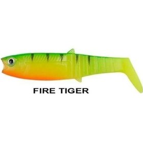 Resim Remixon Buster Shad 8cm 5.5gr Silikon Yem Firetiger 