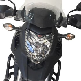 Resim GP Kompozit Honda NC 700 X-S / NC 750 X-S 2012-2020 Uyumlu Far Koruma Siyah 