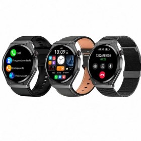 Resim haino teko germany Haino Teko-30 Akıllı Saat Siyah Kasa 1 Kasa 3 Değiştirilebilir Kordon AMOLED Ekran Bluetooth Arama 