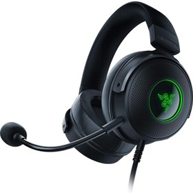 Resim RAZER Kraken V3 RGB 7.1 Surround Siyah Gaming Kulaklık RZ04-03770200-R3M1 