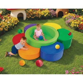 Resim Sünger Papatya Top Havuzu - Sünger Soft Play Top Havuzu Çocuk Oyun Alanı 