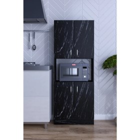 Resim Moka Park Avm nisan Çok Amaçlı Dolap Kapaklı Bölmeli Mikrodalga Fırın Dolabı kiler 
