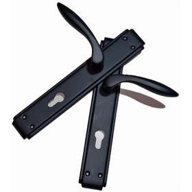 Resim Eylül Siyah Yale Kapı Kolu 1 Takım 