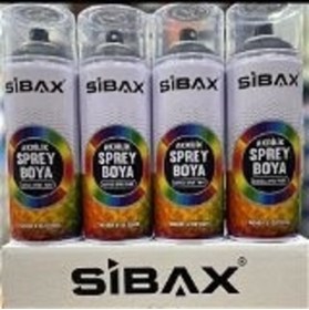 Resim Sibax SİBAX SPREY BOYA PARLAK SİYAH 400 ML 