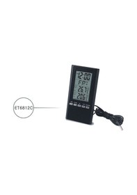 Resim Et6812c Lcd Termometre 