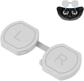Resim Geekria PSVR2 ile Uyumlu Lens Koruyucu Kılıf Kapak, PlayStation VR2 için Silikon Koruyucu Kapak Tasarımı, Toz Geçirmez ve Çizilmez (Beyaz) 