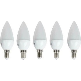 Resim Ct-4079 7w Buji Led Ampul 3200k Günışığı E14 5 Adet 5'li Gün Işığı E14 Led Ampul 7 Watt Yok Tr 