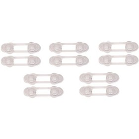 Resim Bebek Çocuk Güvenlik Dolap Çekmece Kilidi Güvenlik Seti-(2'li pk Mini Çok Amaçlı Kilit 5 Adet) Çok Renkli 