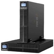 Resim UPRT 11 1 KVA Rack Tower 1000 VA Online Ups 3*7 Ah Akü 5/15 Dakika Güç Kaynağı 