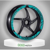 Resim CF Moto Jant Şeridi Geniş Turkuaz 