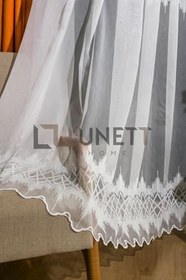 Resim Kuleli Sık Pileli 1X3 Tül Perde, 420 x 250 