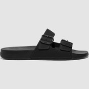 Resim Fitflop İqushıon GS9 Çift Tokalı Erkek Terlik - Siyah 