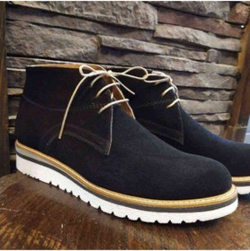 Resim Genel Markalar Siyah Süet Bilek Bot Ewa Taban 