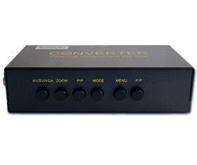 Resim Beek CCTV Ve VGA Kompozit S-Video Sinyalini VGA Sinyaline Çevirici 