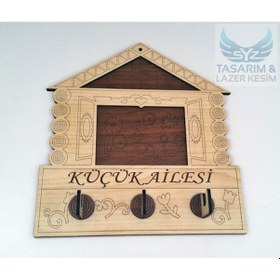Resim Ahşap Anahtarlık Askısı 