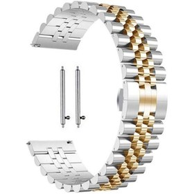 Resim Samsung Gear S3 Frontier-classic Çift Renkli Çelik 22 mm Kordon 