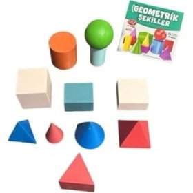 Resim 11 Parça Geometrik Şekiller Eğitici Geometrik Şekiller Ilkokul ve Okul Öncesi Eğitici Matematik Seti 