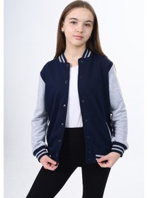 Resim Toontoy Unisex Çocuk Kolej Hırka Lacivert 