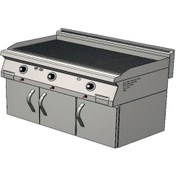 Resim Karacasan Endüstriyel 900 Seri Dolaplı 120 Cm Lpg Tüplü Tam Kanallı Izgara Krcs.eızdtgl.1290 