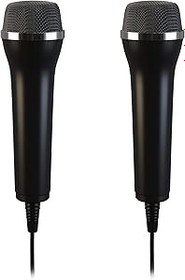 Resim Lioncast Evrensel USB-PC, Wii için mikrofon ve PS4, 2 adet siyah 