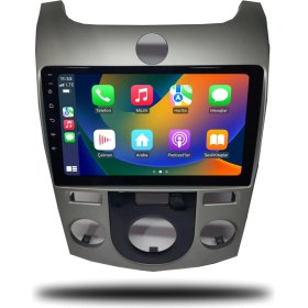 Resim SmartGO Kia Cerato 2009-2012 Manuel Klima 6+64 GB Android Multimedya Sistemi Lüks Ekran Wİ-Fİ (Yazılımsal) 