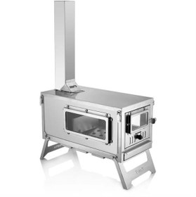 Resim Remta Paslanmaz Çelik Kuzineli Kamp Çadır Sobası 