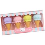 Resim Homyl Karikatür Mini Silgi Ofis Malzemeleri Bulmaca Oyuncak Koni " 