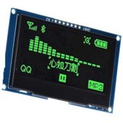 Resim Arduino 2.42" 128x64 Ssd1309 7 Pinli Spı/ı2c Yeşil Oled Lcd Ekran Modülü 