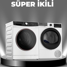 Resim Arçelik Çamaşır & Kurutma Makinesi Paketi 11 (9124 N - 920 KMW) 