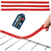 Resim Elmpaly 3 Adet Kırmızı 14 Inç Izgara Kenar Koruyucu Yüksek Isıya Dayanıklı Yanık Önleyici Kolay Kurulum Aletli 