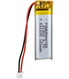 Resim Sh Powermaster 501235 3.7 Volt 150 Mah Lityum Polimer Pil Najmaddin 