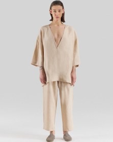 Resim P 06 KETEN PANTOLON KADIN - M/L 