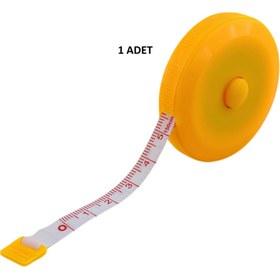 Resim SEYDİ Sarı Renkli Plastik Mezura 1 ADET 1,5 Metre 