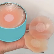 Resim 12 adet Yeniden Kullanılabilir Silikon Göğüs Petal Kaldırma Bandı, Dikişsiz Tasarım, Kablosuz Sütyen Aksesuarları, Opak, %100 Silikon, Baskısız, Elde Yıkanabilir, Kurutma Yıkama Yapılmaz, Kadınlar için Yeniden Kullanılabilir Kapaklı Moda Aksesuarları 