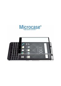 Resim Microcase Blackberry Keyone 3D Curved Tam Kaplayan Tempered Glass 