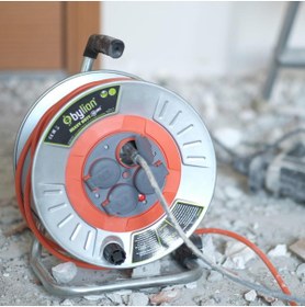 Resim Bylion MMP50325F Metal Gövde Makaralı Kablo 3x2.5mm - 50 Mt 