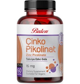 Resim Balen Çinko Pikolinat 375 Mg 60 Kapsül 