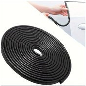 Resim Hightower 5 Metre Evrensel Araç Kapı Kenar Koruyucu, Yapışkansız Çizilmeye Dayanıklı Sessiz Lastik Şerit 