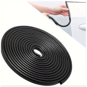 Resim Hightower 5 Metre Evrensel Araç Kapı Kenar Koruyucu, Yapışkansız Çizilmeye Dayanıklı Sessiz Lastik Şerit 