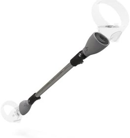 Resim ProSaber Double Sword for BeatSaber and Melee Games in VR for Meta Quest 2 Headset in Chrome and Grey 