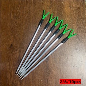 Resim 2/6/10 Adet Ayarlanabilir Olta Tutucu - Sahil ve Açık Hava Balıkçılığı İçin Mükemmel, Plaj Aksesuarı 