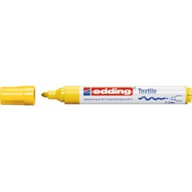 Resim Edding 4500 Kumaş Tekstil Boyama Kalemi Yellow 