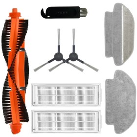 Resim Xiaomi Mop Pro Styj02Ym (Siyah) Uyumlu Fırça Filtre Mop-8 Parça 