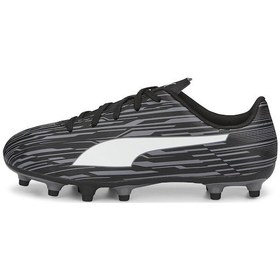 Resim Puma 10657602 Rapido III Fg/Ag Jr Çocuk Futbol Ayakkabı Siyah 