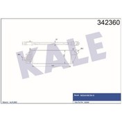 Resim KALE OTO Radyatör 342360 Turbo Radyatörü Nissan Micra III Al-Pl-Brz 